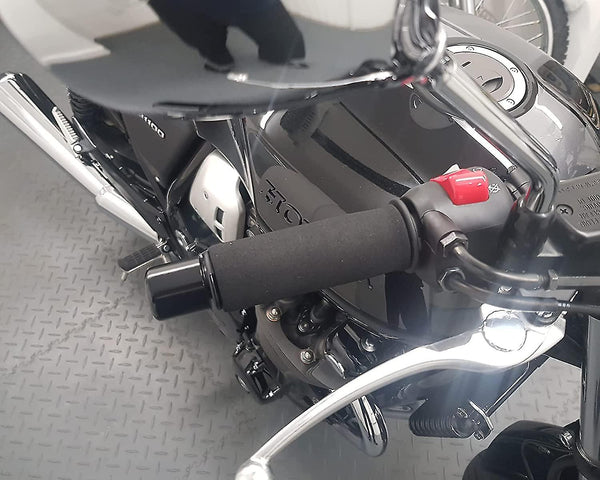 2 Pack Motorcycle Anti Vibration Handle Covers Inner Diameter: 31Mm (Applicable Range: 3.17 3.68 Cm) Comfort Foam Non Slip For All Handles Other Motor