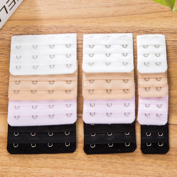 Bra Extenders 2 3 4 Hooks 12 Pack Black White Beige Pink Bra Accessories