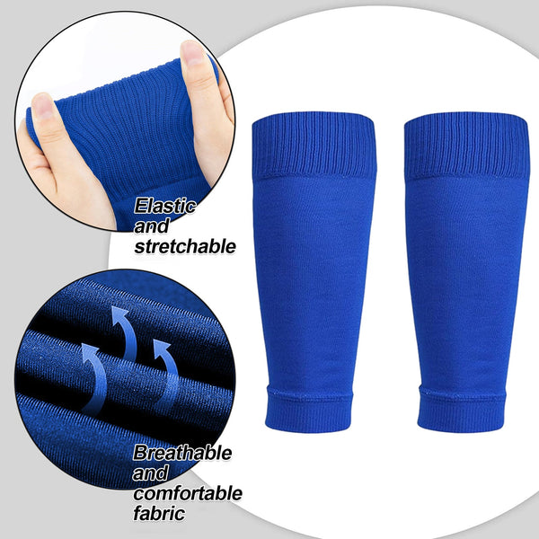 Soccer Shin Guards Sleeves Leg Socks Compatible With Football For Unisex Children Youth Shin Pads
