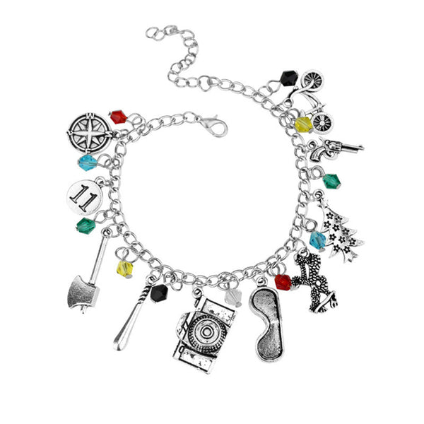 Stranger Things Charm Jewelry Necklace Bracelet Gift For Girls High Quality Silver Tone Bracelets