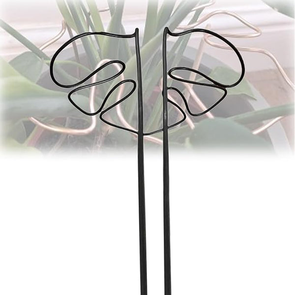 Monstera Shaped Plant Support Reusable Sturdy Alloy For Indoor And Outdoor Plants Including Flow Plant Ties & Supports