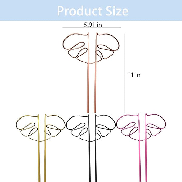 Monstera Shaped Plant Support Reusable Sturdy Alloy For Indoor And Outdoor Plants Including Flow Plant Ties & Supports