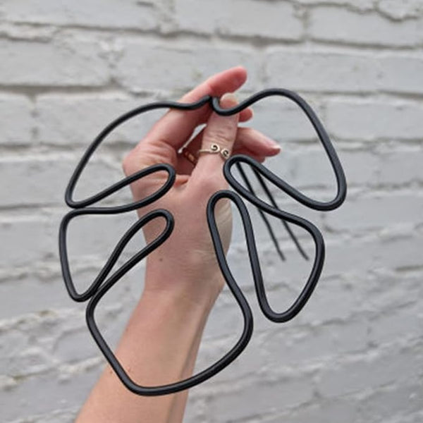 Monstera Shaped Plant Support Reusable Sturdy Alloy For Indoor And Outdoor Plants Including Flow Plant Ties & Supports
