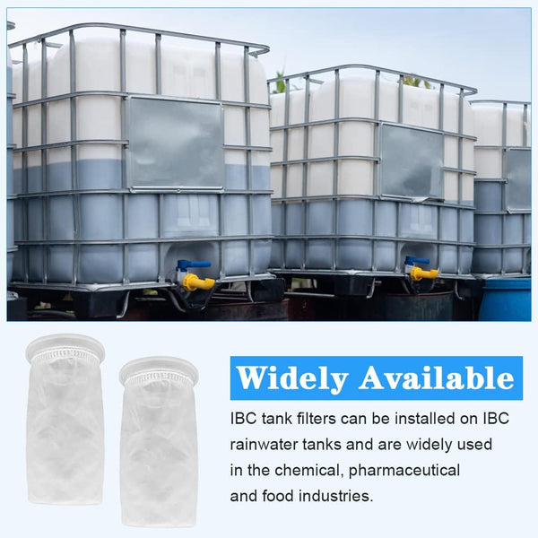 2Pcs 105Mm Nylon Ibc Filter Washable Rainwater Tank Replacement Strainer Water Pumps & Pressure Tanks