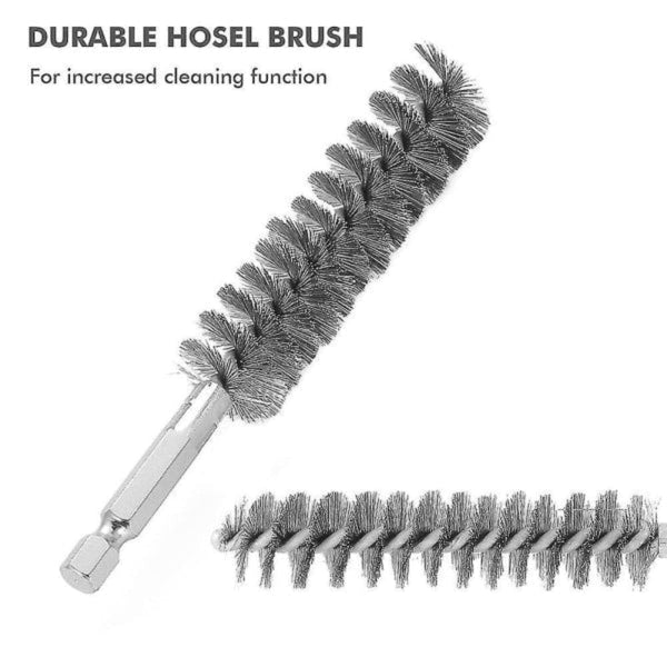 6 Piece Stainless Steel Wire Brush Set For Drills 8Mm 19Mm Wire Brushes