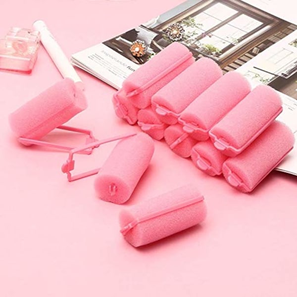 Tg 12 Pcs Foam Sponge Rolls Soft Sleeping Rollers & Curlers