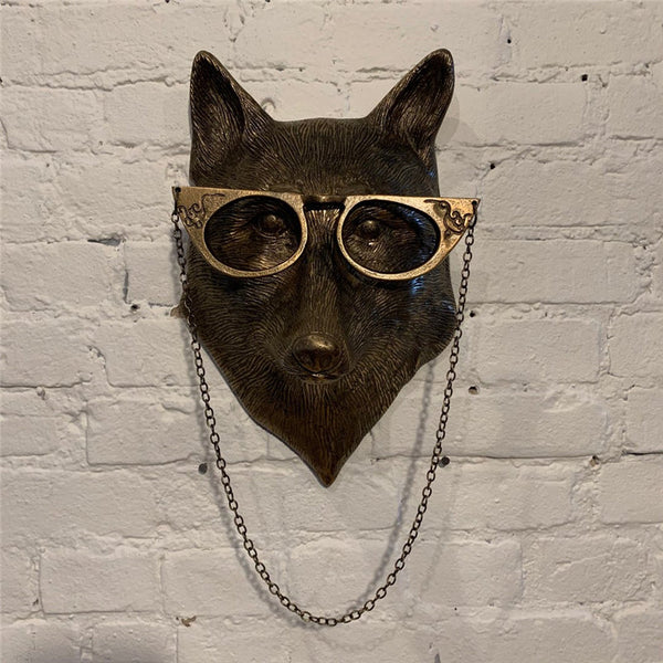 Frankie Stag Animal Resin Hanging Ornament Wall Art Gift Ornaments & Statues