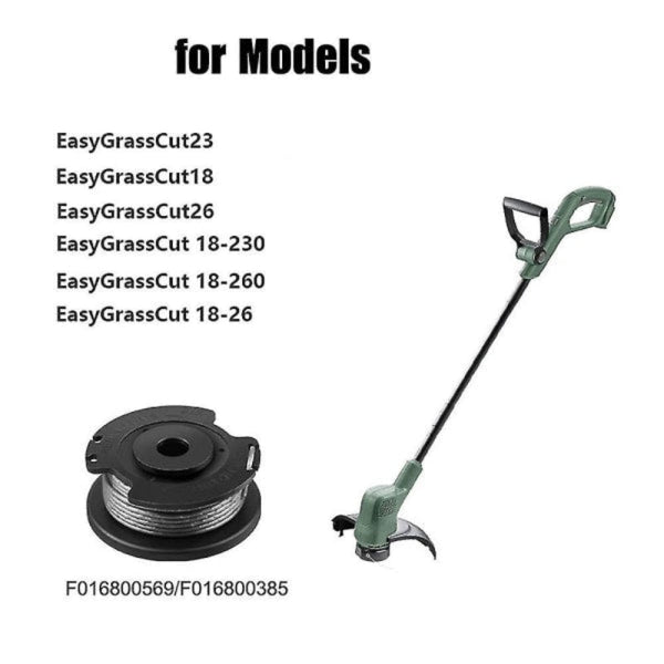 Bosch Grass Trimmer Line Spool 6 Pack F016800569 Compatible With Easygrasscut 23 26 18 230 260 Replacement String Trimmers