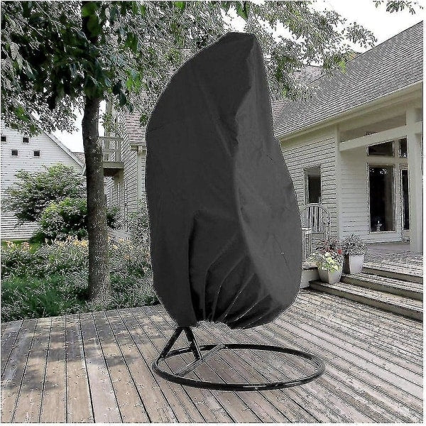 Barsinfi Oxford Zipper Hanging Chair Cover 190 X 115 Cm Waterproof For Garden And Outdoor Furniture Cm_Max Patio Chairs