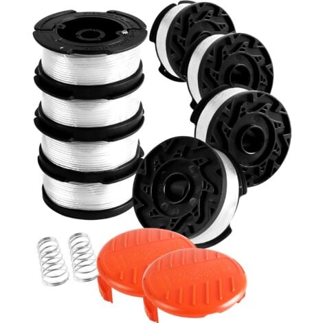 Trimmer Spool For Black & Decker Trimmers 8 Spools With 2 Covers And Springs .Pa_Max 22 23 String Trimmers