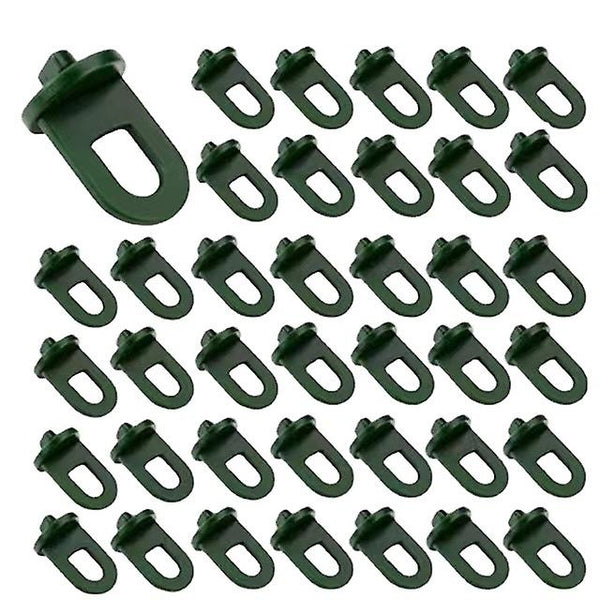 Greenhouse Clamps Set Of 50 Max Grey Xxl With Extra Strong Grip Eyelets Trellis Plant Holder Compatible Garden Accessories Greenhouses