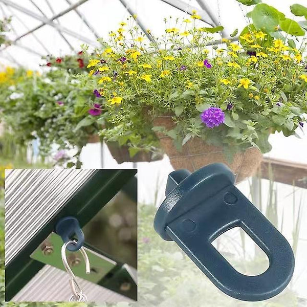 Greenhouse Clamps Set Of 50 Max Grey Xxl With Extra Strong Grip Eyelets Trellis Plant Holder Compatible Garden Accessories Greenhouses
