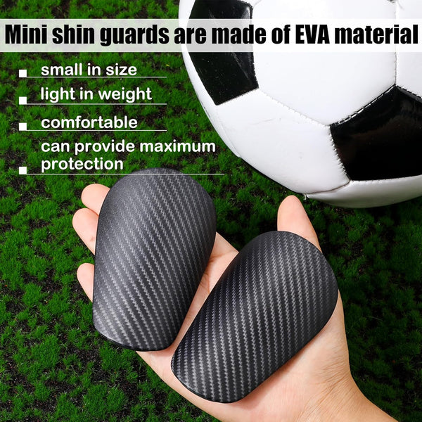 Football Shin Guards Dark Grey 9.5X4cm Youth Adult Shin Pads