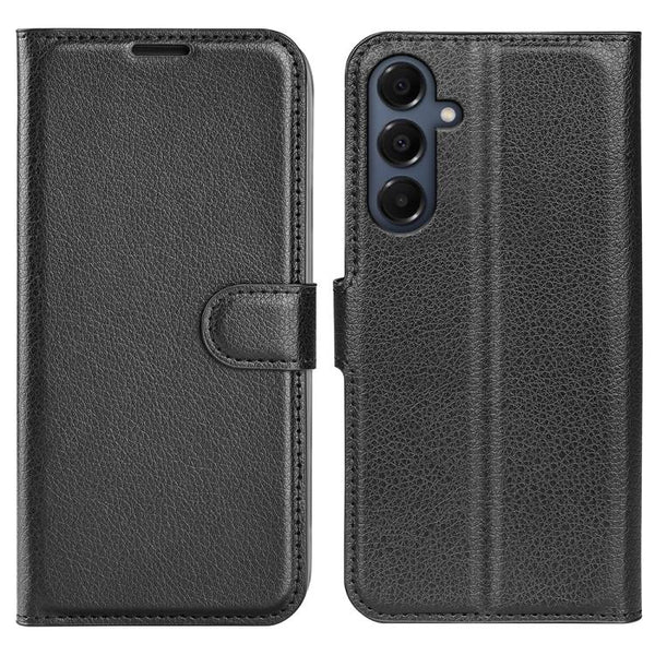Compatible With Samsung Galaxy A17 5G Case Black Horizontal Flip Stand Cover Cases Covers & Skins