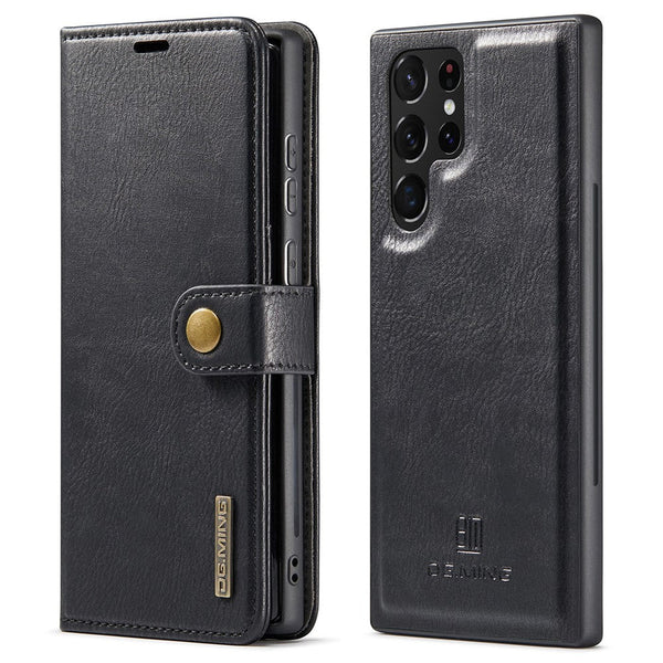 Dg.Ming Magnetic Wallet Case Compatible Withsamsung Galaxy S22 Ultra Black In 1 Cases Covers & Skins