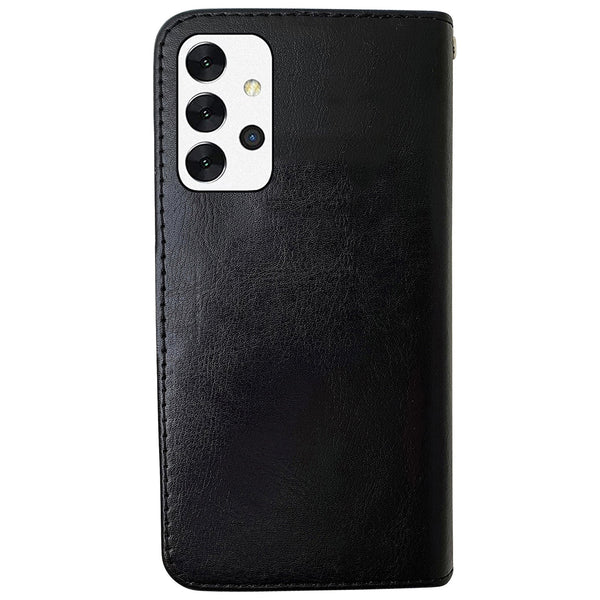 Compatible With Samsung Galaxy A32 5G Leather Case Black Protection Cover Cases Covers & Skins
