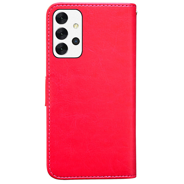 Compatible With Samsung Galaxy A32 5G Leather Case Black Protection Cover Cases Covers & Skins