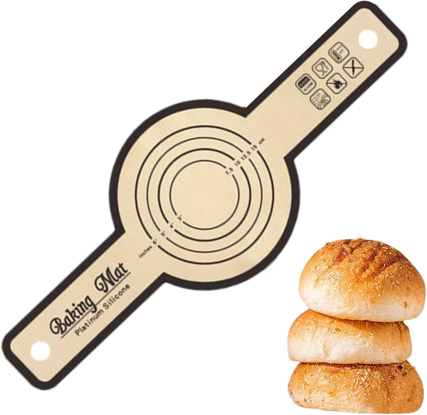 Silicone Dough Mat With Precise Scale Foldable Bread Rolling Kneading Baking Other Baking Accessories
