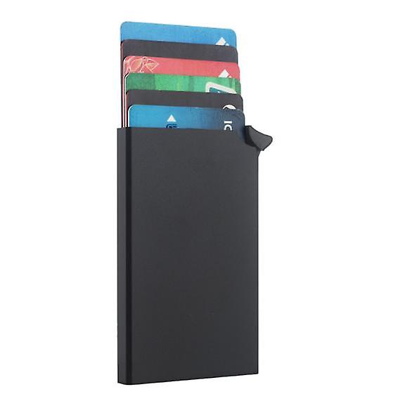Men's Minimalist Slim Metal Rfid Blocking Card Holder Wallet Contactless Protector Wallets