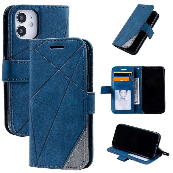Case Compatible With Iphone 11 Leather Magnetic Folio Card Holder 11 Perfect Blue Max Cases Covers & Skins