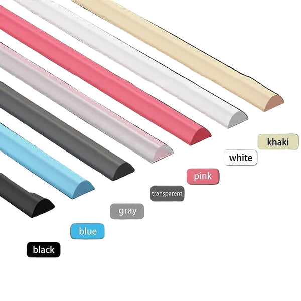 200Cm Bendable Gray Shower Water Barrier For Most Brands Other Shower & Bath Accessories
