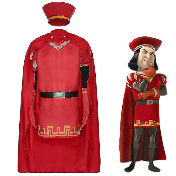 Lord Farquaad Cosplay Costume Set For Adults And Kids Halloween Carnival M Size Unisex Costumes