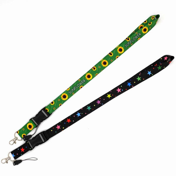 Smooth Stars Lanyard Black Id & Document Holders