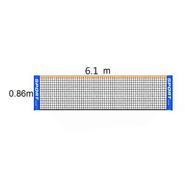 Net Replacement For Outdoor Sports Training 3/4/5/6M X 3.1M Badminton