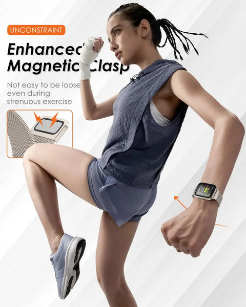 Compatible With Apple Watch Band Milanese Loop Series 9 8 7 6 5 3 Ultra 2 Sizes 38Mm 40Mm 41Mm 42Mm 44Mm 45Mm 49Mm Black Watch Bands