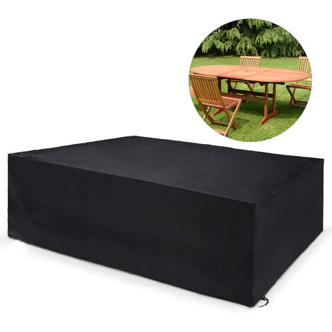 Rectangular Cover Waterproof Outdoor Furniture Tarpaulin Oxford Cloth Outdoor Furniture Covers