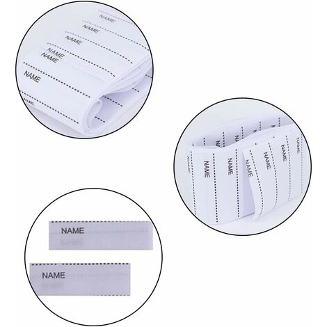 200 Pcs Iron On Labels Woven Name With Names To Write School Whiteifonepro Pins
