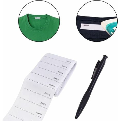200 Pcs Iron On Labels Woven Name With Names To Write School Whiteifonepro Pins
