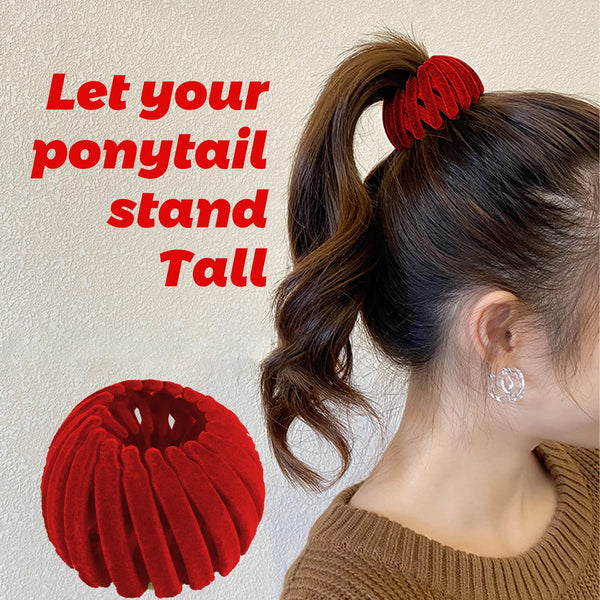 Magic Hair Clip Bird's Nest Flat Ponytail Lazy Hair Accessories