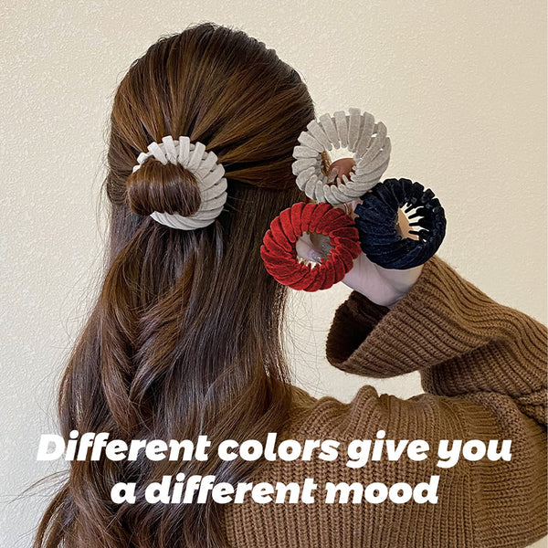 Magic Hair Clip Bird's Nest Flat Ponytail Lazy Hair Accessories