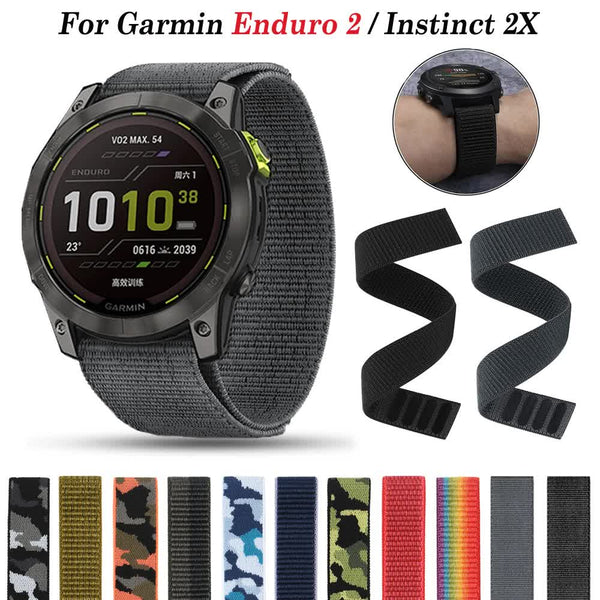 26Mm 22Mm Official Nylon For Garmin Enduro 2/Fenix Aa6x Pro 5X Plus 7X 7/Epix Gen Ultralight Smart Watch Band Bracelet H 6Xpro Watch Bands