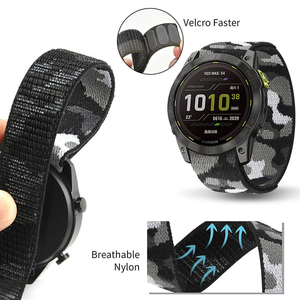 26Mm 22Mm Official Nylon For Garmin Enduro 2/Fenix Aa6x Pro 5X Plus 7X 7/Epix Gen Ultralight Smart Watch Band Bracelet H 6Xpro Watch Bands