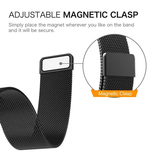 Compatible With Fitbit Versa 2 3 4 Lite Sense Band Wristband Milanese Replacement Magnetic Bracelet Bit Watch Strap Rose Pink For Watch Bands