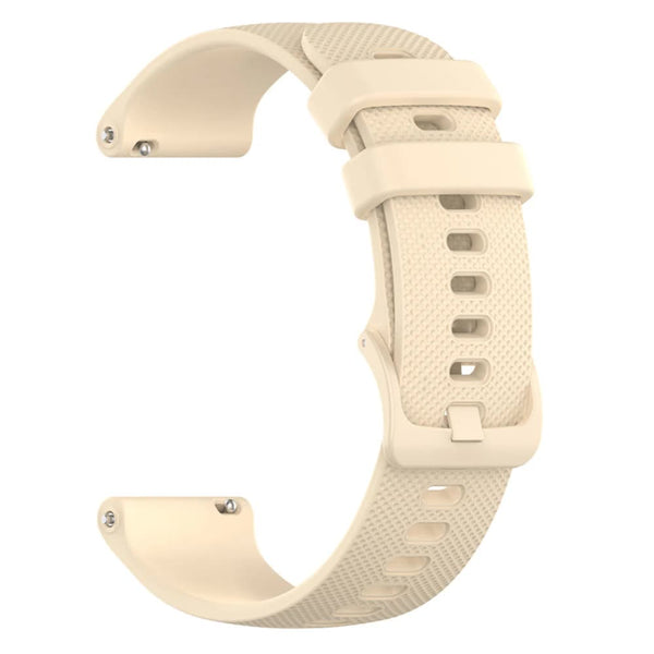 20 22Mm Silicone Strap For Garmin Venu 3 Band Forerunner 265 255 245 Music Vivoactive Sq Plus Bracelet Beige 20Mm Watch Bands