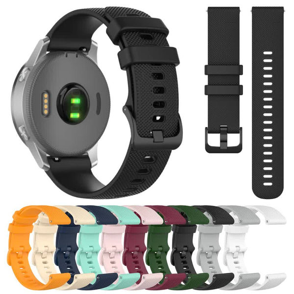 20 22Mm Silicone Strap For Garmin Venu 3 Band Forerunner 265 255 245 Music Vivoactive Sq Plus Bracelet Beige 20Mm Watch Bands