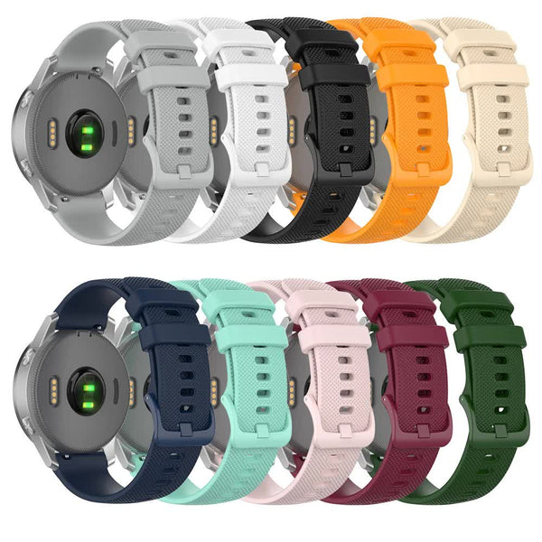20 22Mm Silicone Strap For Garmin Venu 3 Band Forerunner 265 255 245 Music Vivoactive Sq Plus Bracelet Beige 20Mm Watch Bands