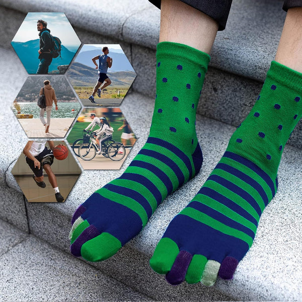 Men's 5 Finger With Split Toe Sports Five For Socks
