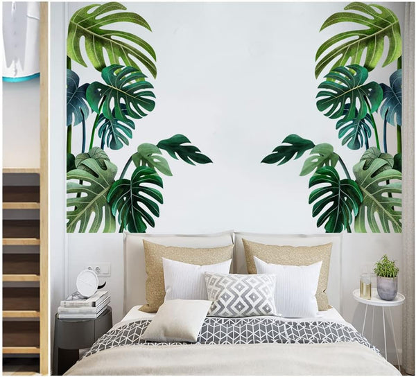 Green Plant Wall Sticker Diy Decorative For Home Wall Stickers