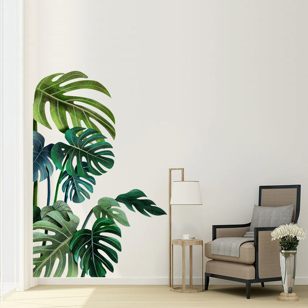 Green Plant Wall Sticker Diy Decorative For Home Wall Stickers