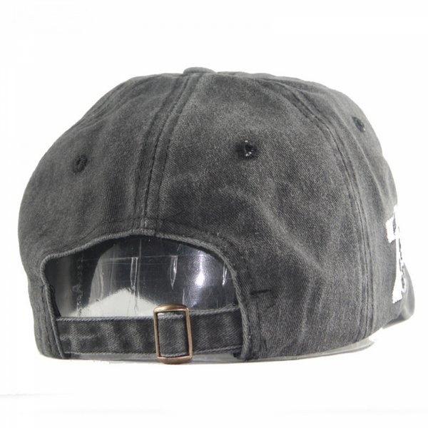 Baseball Cap Washed Full Fringed Sun Hat Men And Women Blue Hats & Headwear