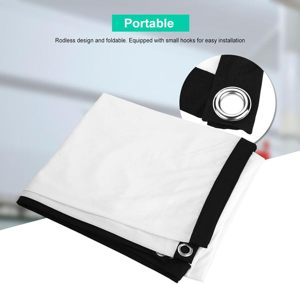 100 Inch 16:9 Projector Screen Foldable Home Theater Indoor Outdoor Movie Projector Screens