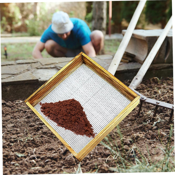 Garden Sieve Soil Mesh Ground Stone Sand Tool For Sifting Compost Dirt Leaves Live Other Garden Hand Tools & Equipment