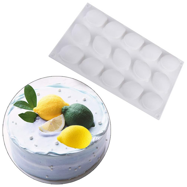 3D Lemon Silicone Mold For Mousse Dessert Pastry And Cake Decoration Sugarcraft & Chocolate Moulds