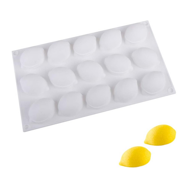 3D Lemon Silicone Mold For Mousse Dessert Pastry And Cake Decoration Sugarcraft & Chocolate Moulds