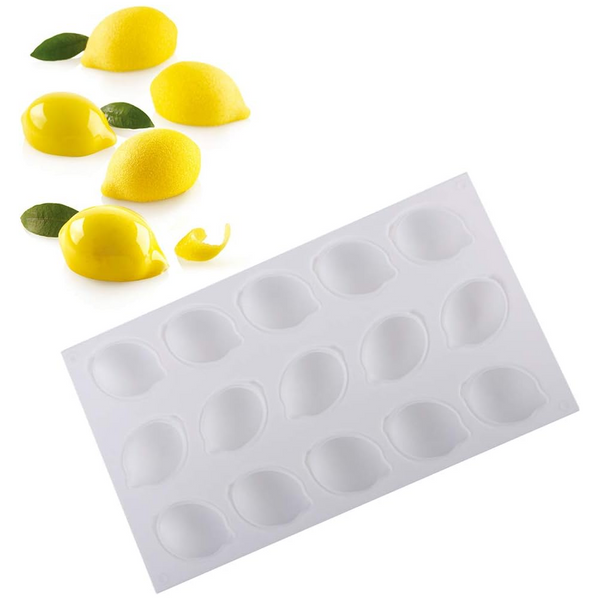 3D Lemon Silicone Mold For Mousse Dessert Pastry And Cake Decoration Sugarcraft & Chocolate Moulds