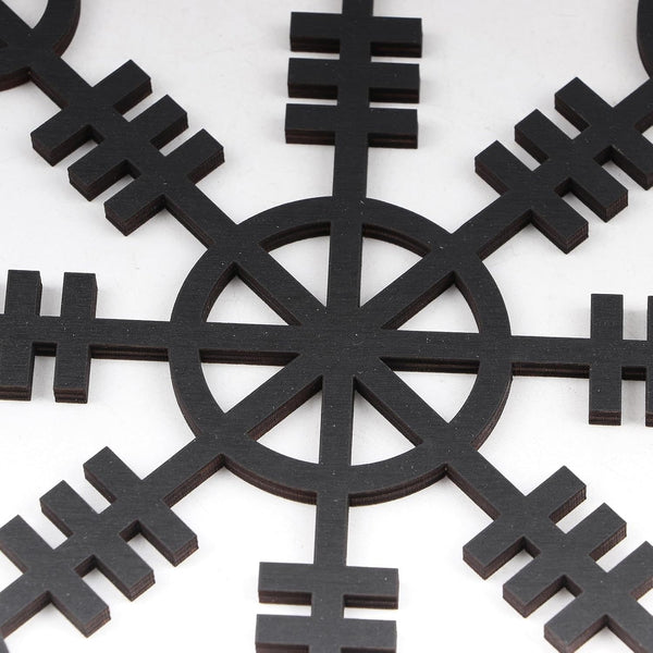 Metallic Viking Nordic Compass Decor For Bedroom Living Room Wall Art